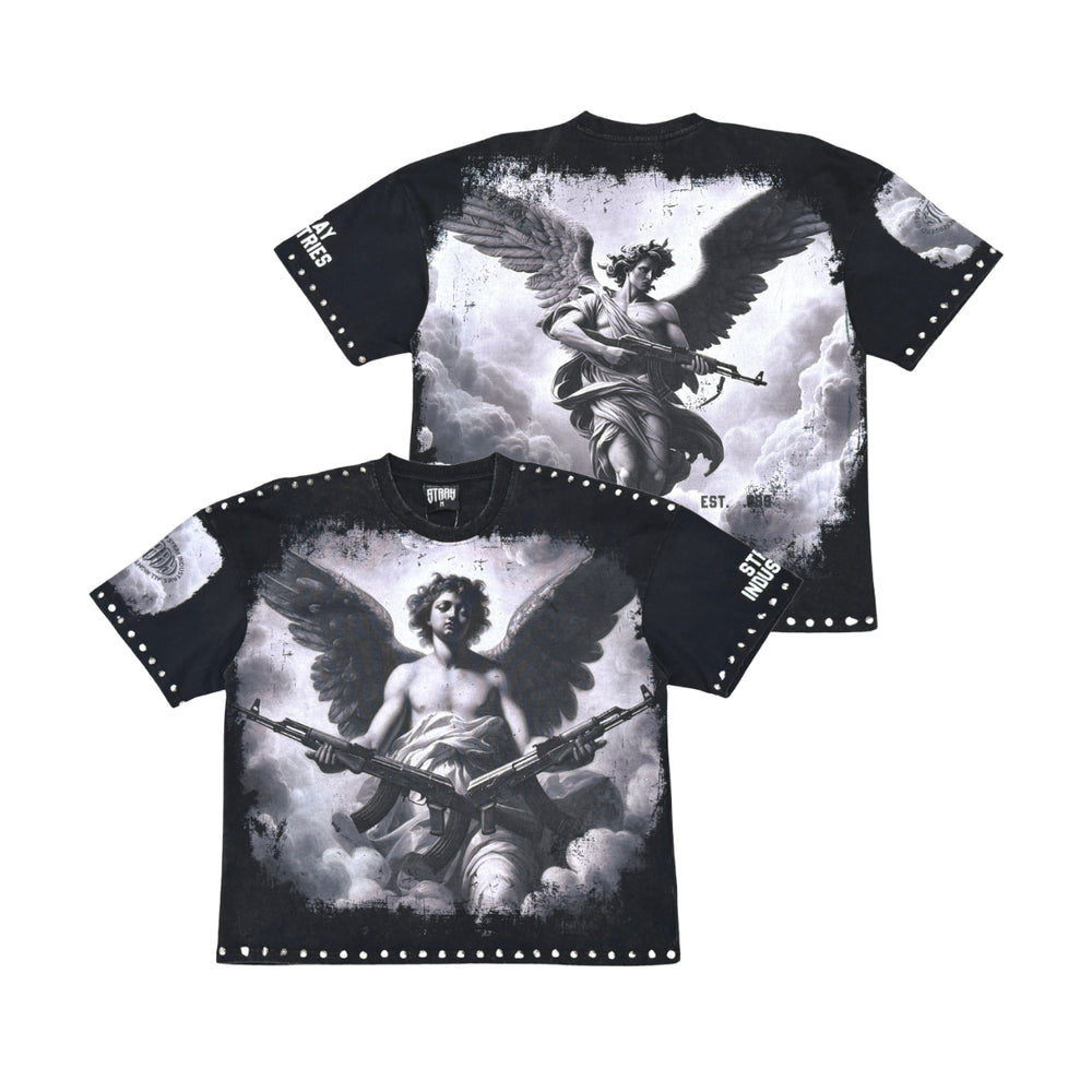 Stray Fierce Angel Tee - Black — product photo 1