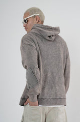 PATCH WASHED HOODIE image 1