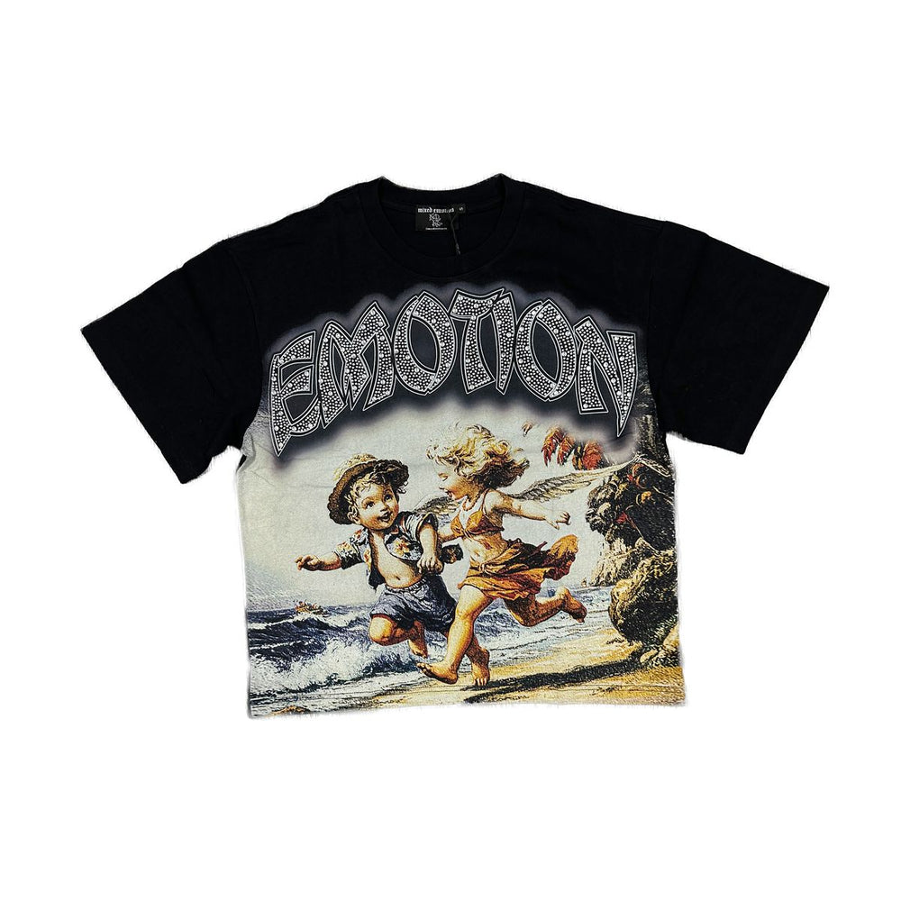 Black “Seaside” Tee image 0