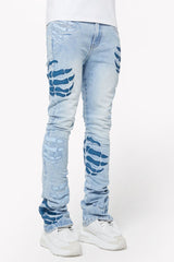 Guapi Aqua Blue Hell Dragger Denim image 1