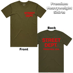 P.G. STREET DEPT (OLIVE AND RED) image 0
