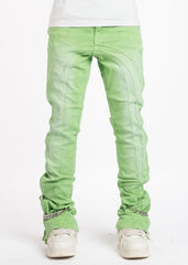 Guapi Slime Green Chain Denim image 0