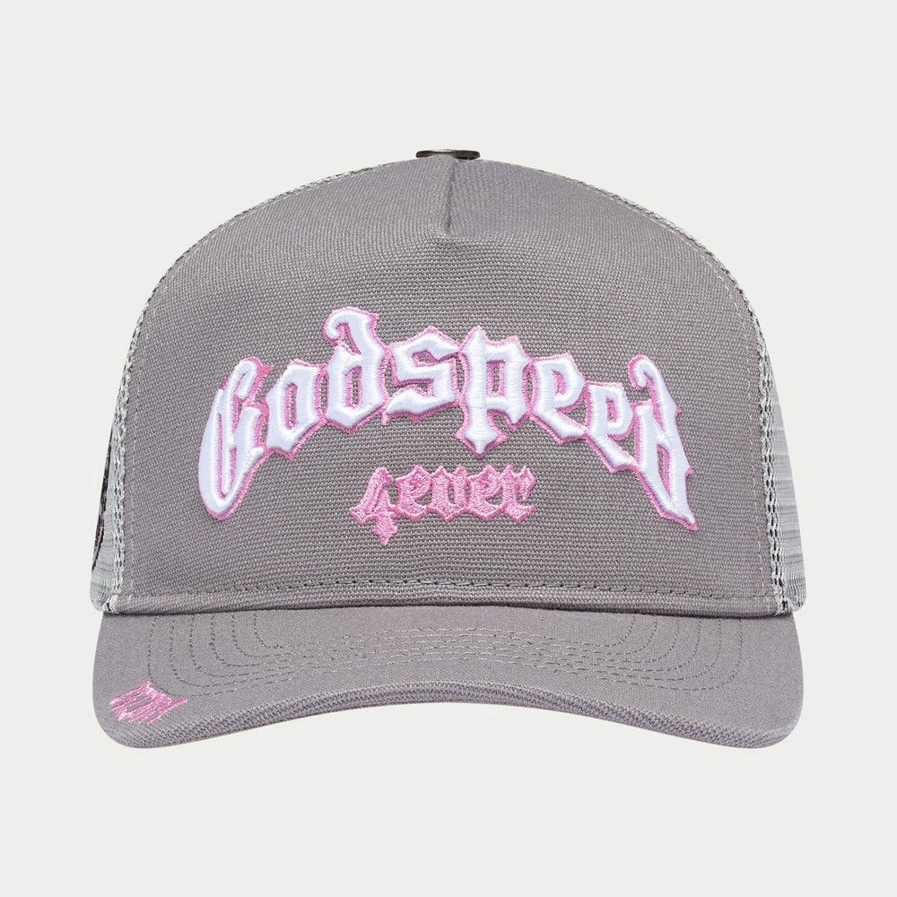 GS Forever Trucker Hat (Grey/Pink) BOOM image 0