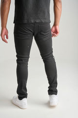 SPARK RIPPED BIKER JET BLACK image 1