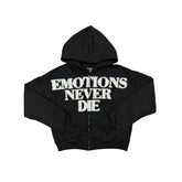 Black ‘End’ Rhinestone hoodie image 0