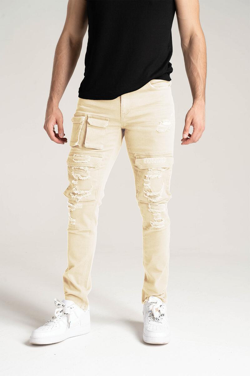 SPARK TWILL CARGO BONE image 0
