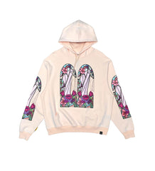 THE IRIS HOODY PINK image 0