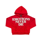 Red ‘End’ Rhinestone hoodie image 0