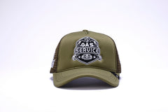 Gas Service Trucker ARMY GREEN image 0