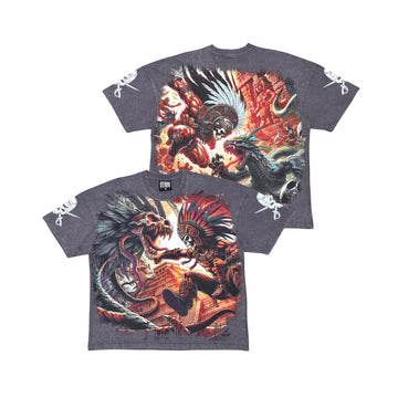 Mythical Monsters Tee - Charcoal
