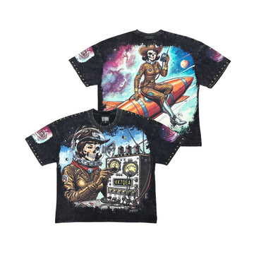 Female Astronaut Tee - Black
