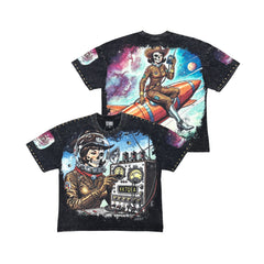 Female Astronaut Tee - Black