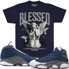 Blessed Angel 2.0 - Navy T-Shirts