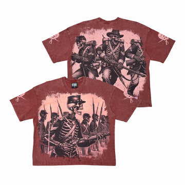 Skeleton Troop Tee - Carob