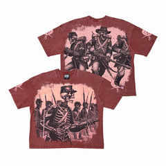 Skeleton Troop Tee - Carob