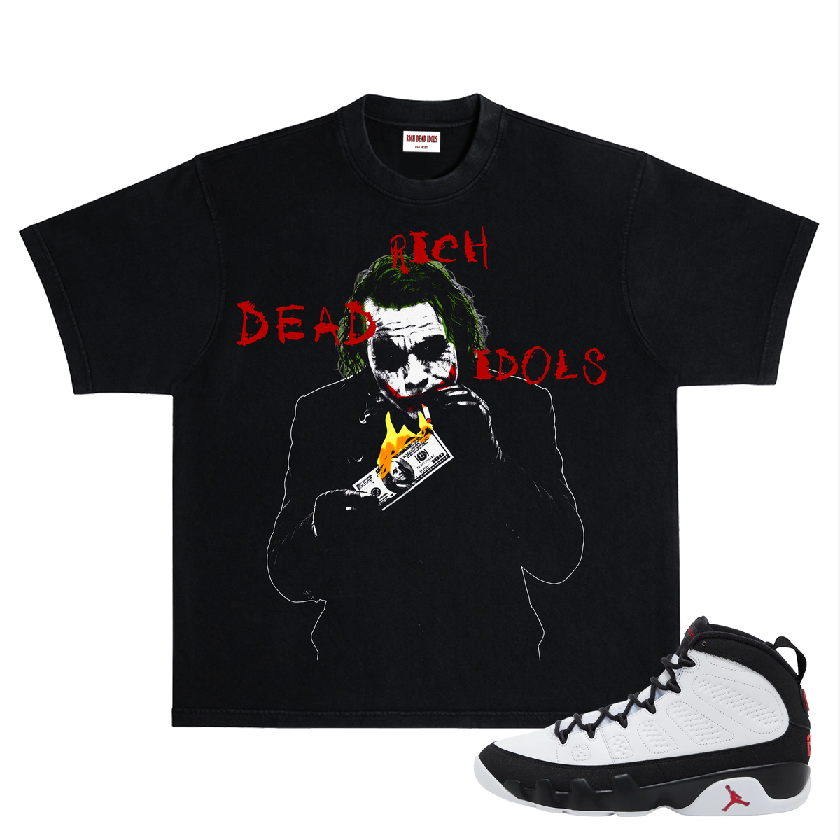 THE JOKER T-SHIRT — BLACK