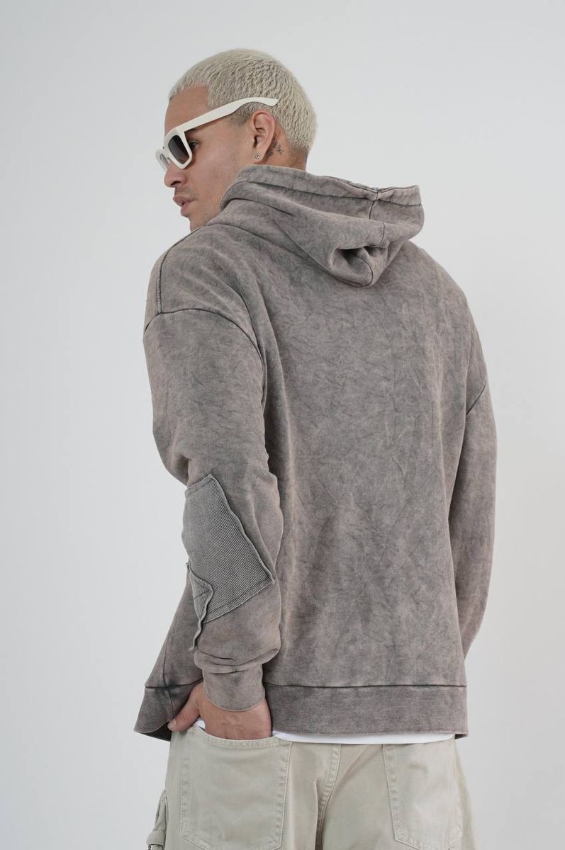 PATCH WASHED HOODIE image 1