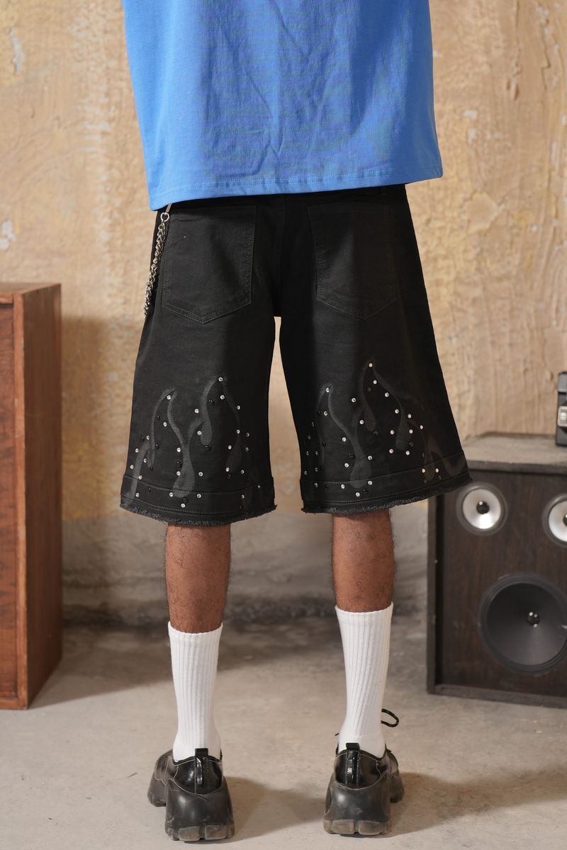 Dreams Embellished Double Waist Jorts