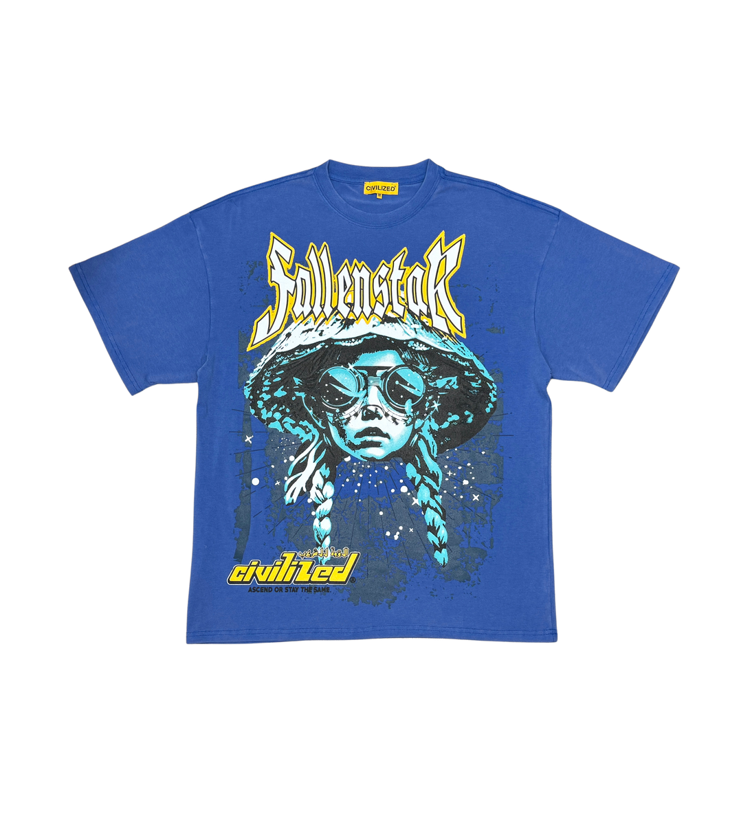 FALLEN STAR TEE BLUE image 0