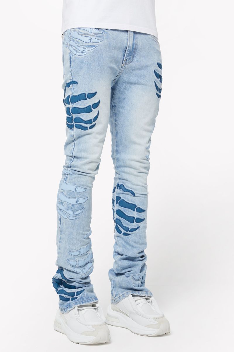 Guapi Aqua Blue Hell Dragger Denim image 1