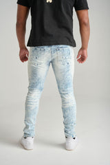 SPARK 3D CRINKLE & CUT BLEACH BLUE image 1