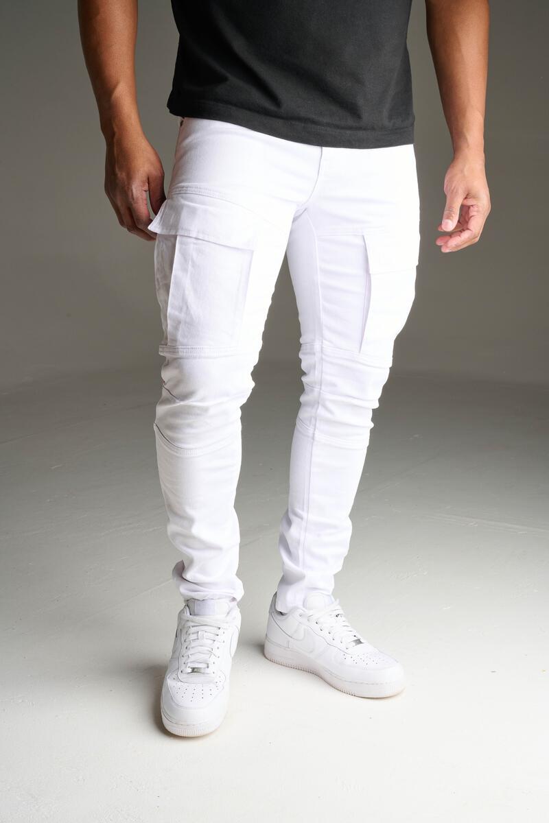 SPARK TWILL CARGO WHITE image 0
