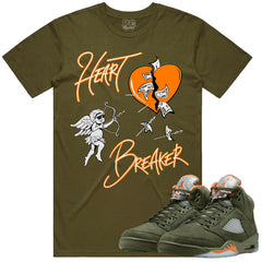 P.G. HEART BREAKER (OLIVE AND ORANGE) image 0