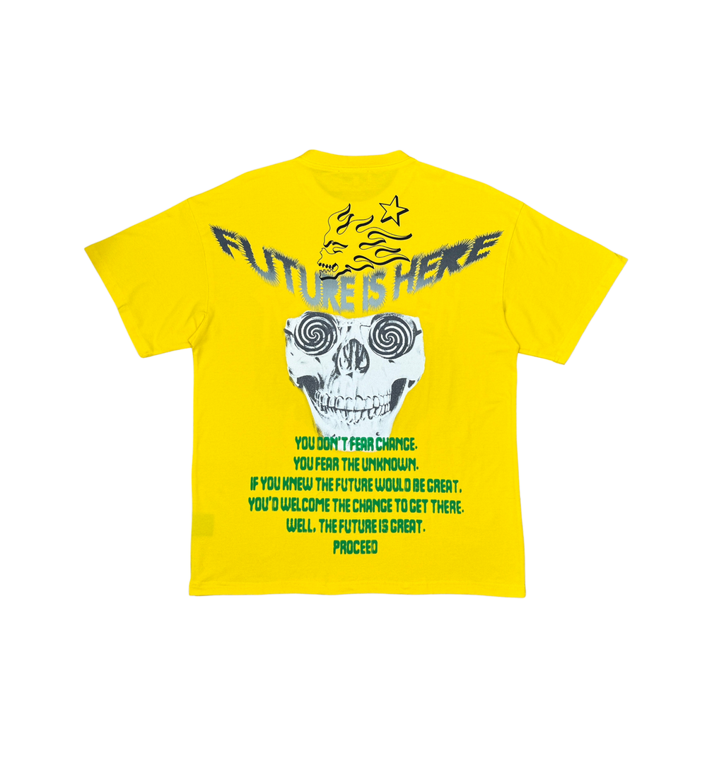 FUTURE IS HERE TEE YELLOW image 1