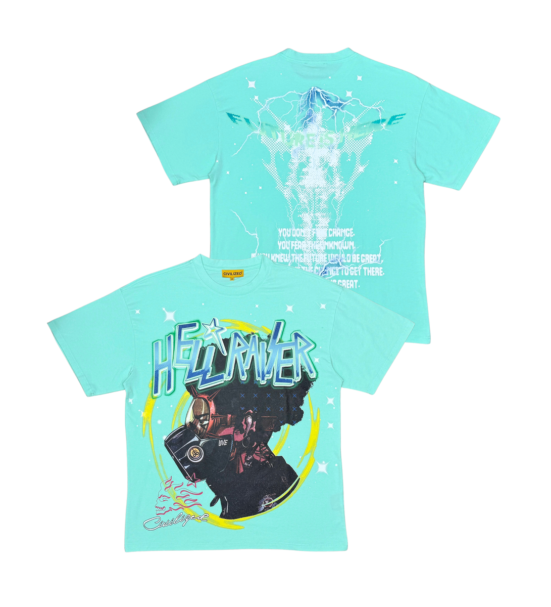 FALLEN STAR TEE GREEN image 2