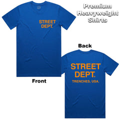 P.G. STREET DEPT (ROYAL BLUE AND ORANGE) image 0