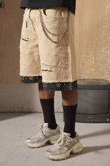 2Tone Embellished Jorts