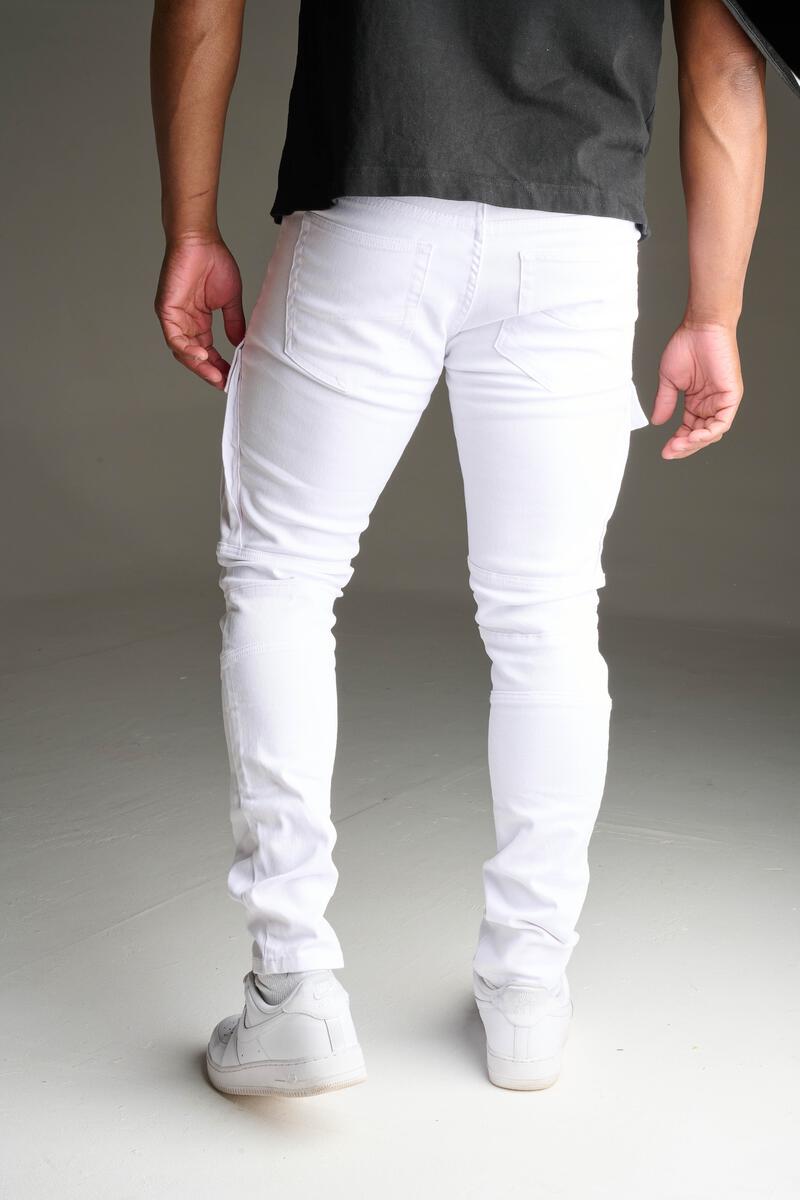 SPARK TWILL CARGO WHITE image 1