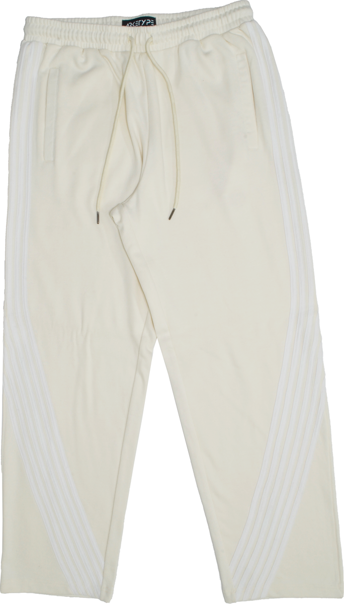 Racer Stripes FT Pant CREAM & WHITE image 0