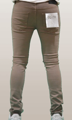 SUPER STRETCH DENIM - SLIM FIT - BROWN image 1