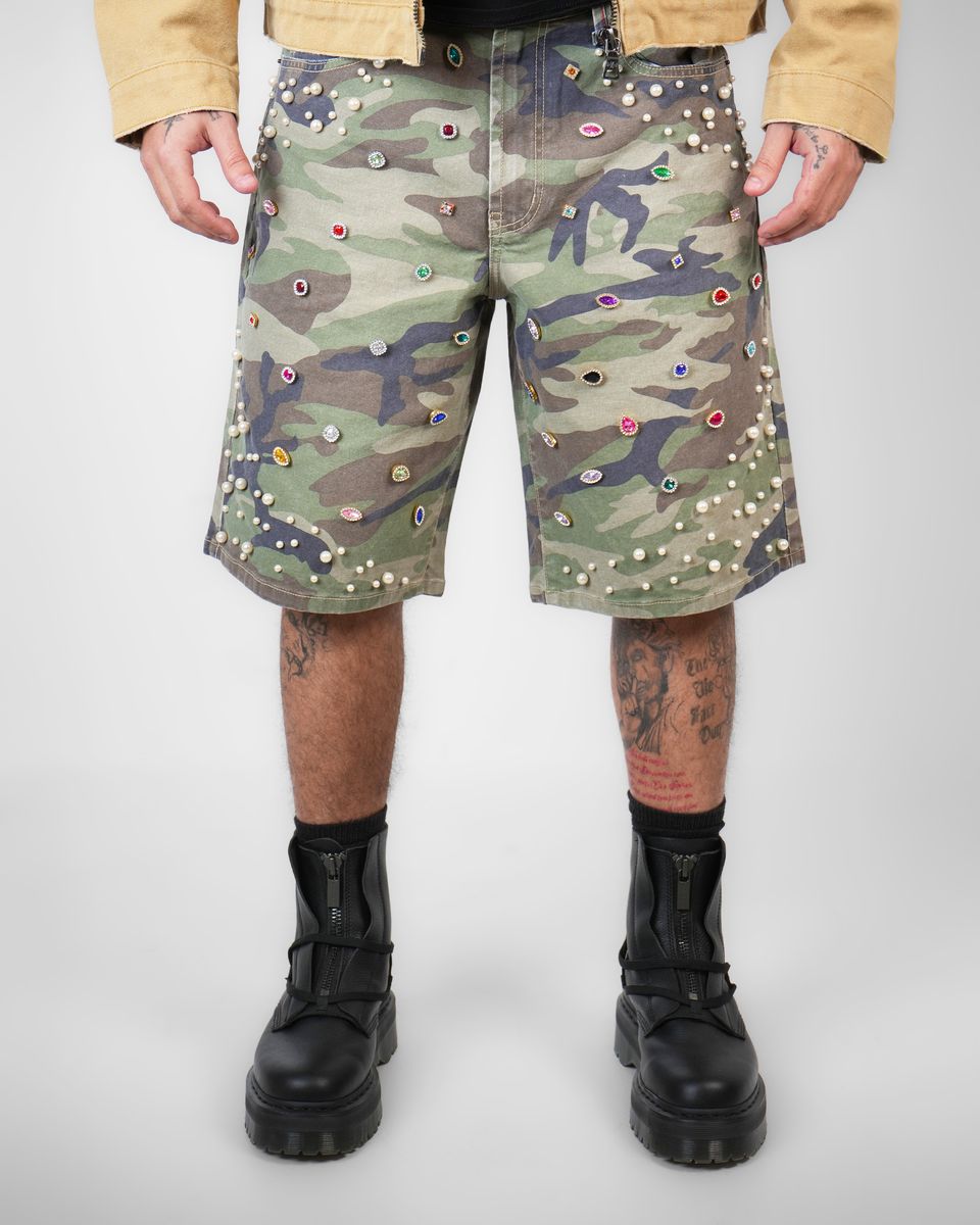 Camo jorts