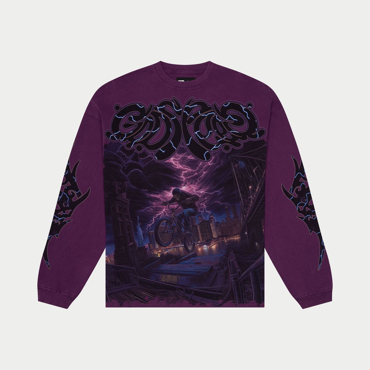 B.M.X LS T-Shirt (Grape) image 0