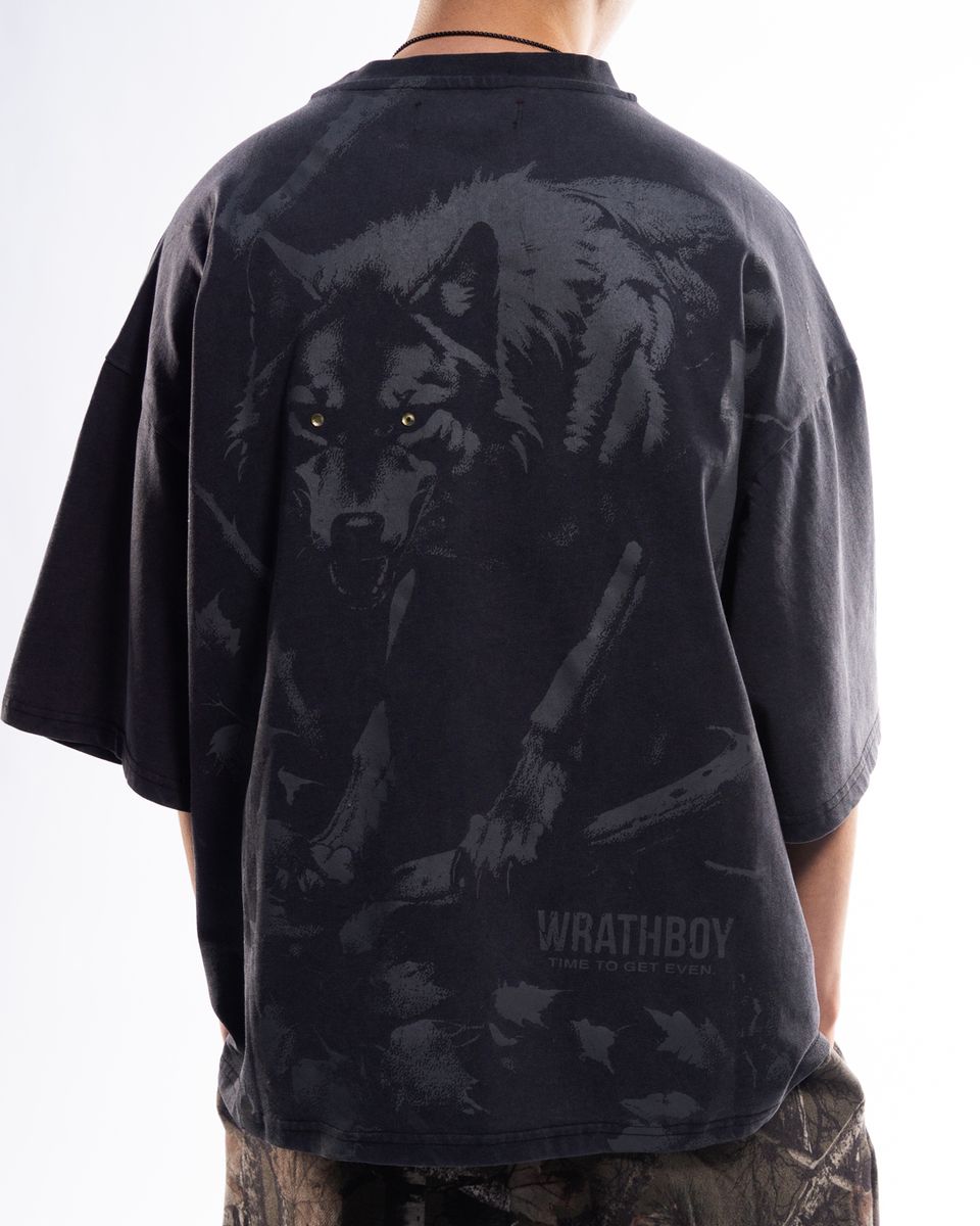 Wrathboy wolf tshirt image 1