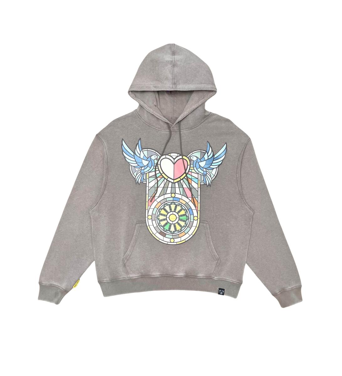 WASHED LOVE BIRD HOODIE image 0