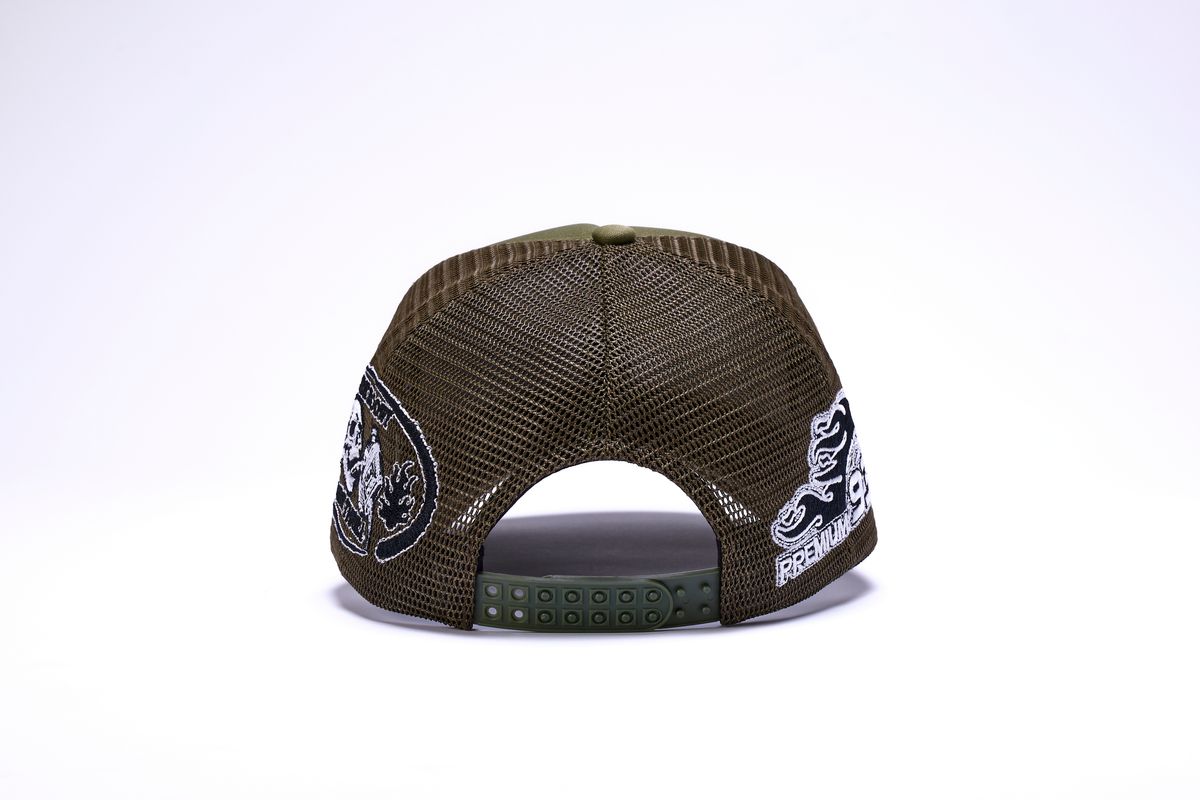 Gas Service Trucker ARMY GREEN image 3