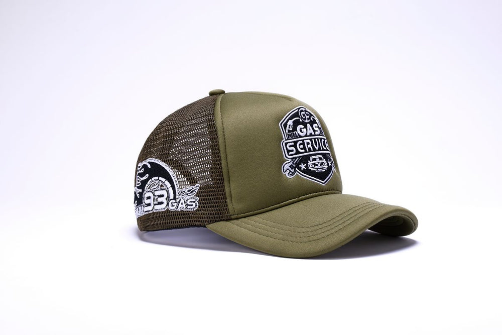Gas Service Trucker ARMY GREEN image 2