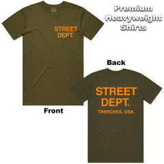P.G. STREET DEPT (OLIVE AND ORANGE) image 0