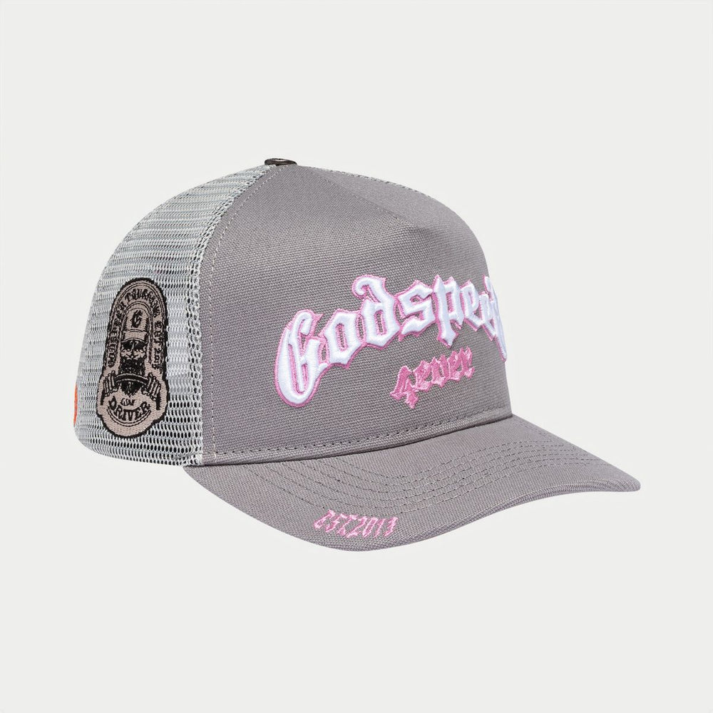 GS Forever Trucker Hat (Grey/Pink) BOOM image 1