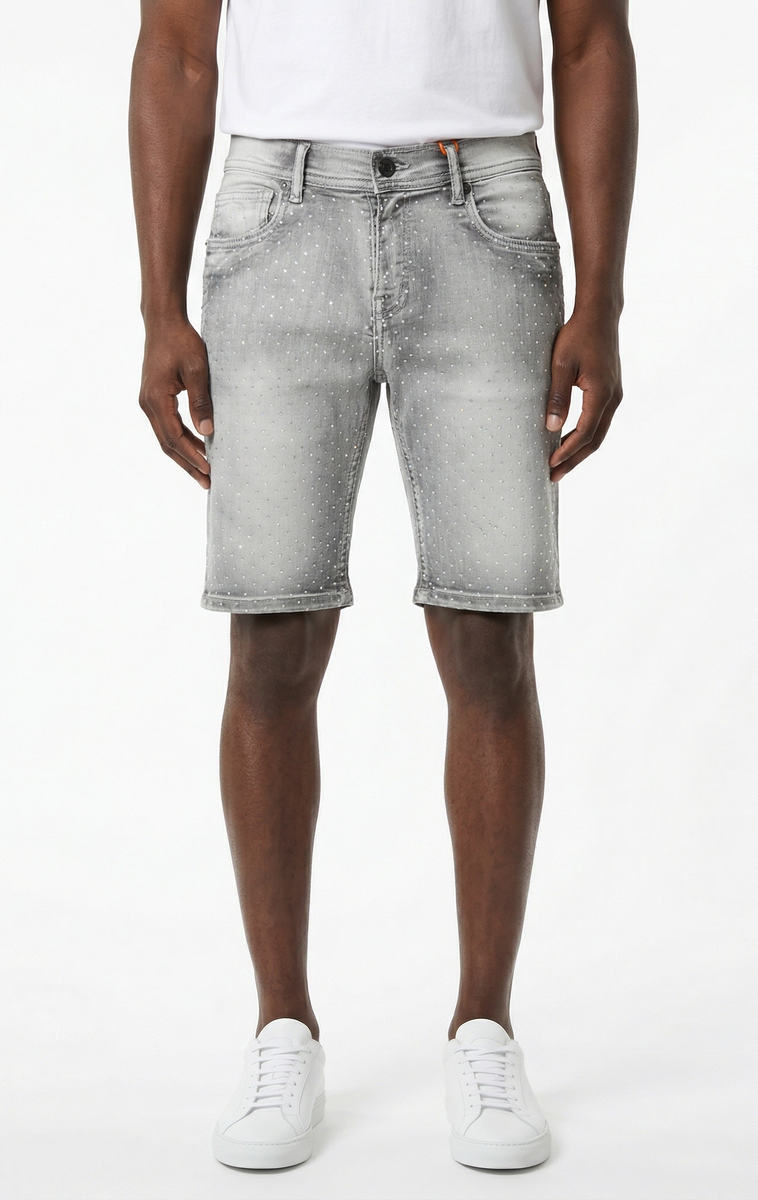 Full Rhinestone Short