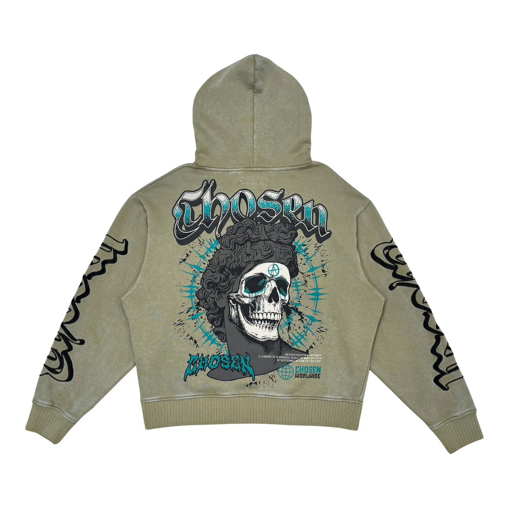 Oversized full zip hoodie Herb image 1