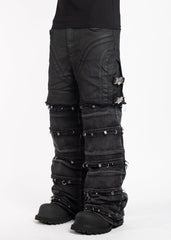 Guapi Obsidian Black Waxed Convertible Denim image 2