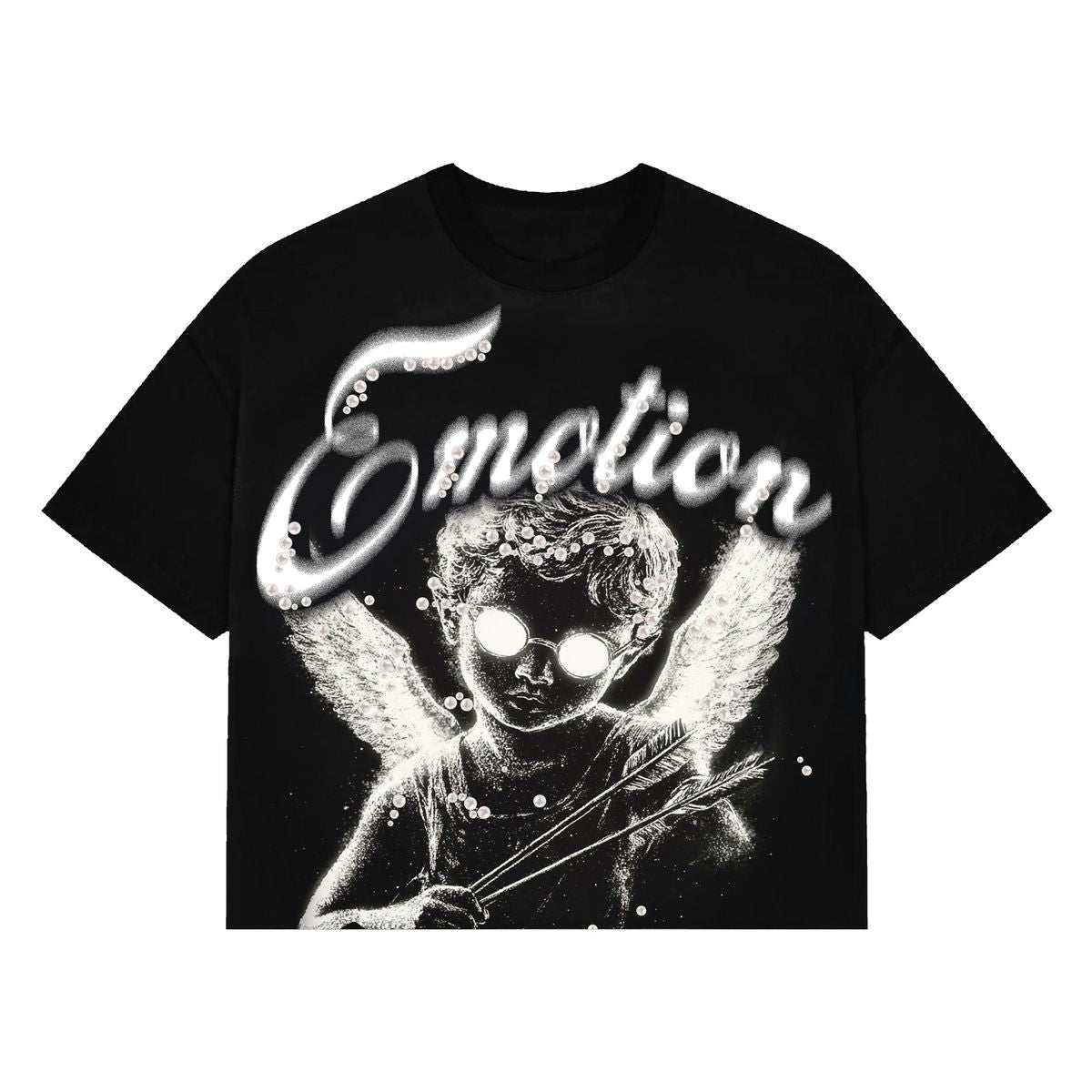 Black “Pearl” Cropped Tee (Black “Pearl” Cropped Tee) image 0