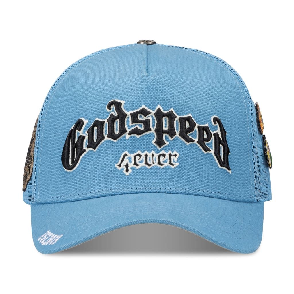GS FOREVER TRUCKER HAT (SKY BLUE) BOOM image 0