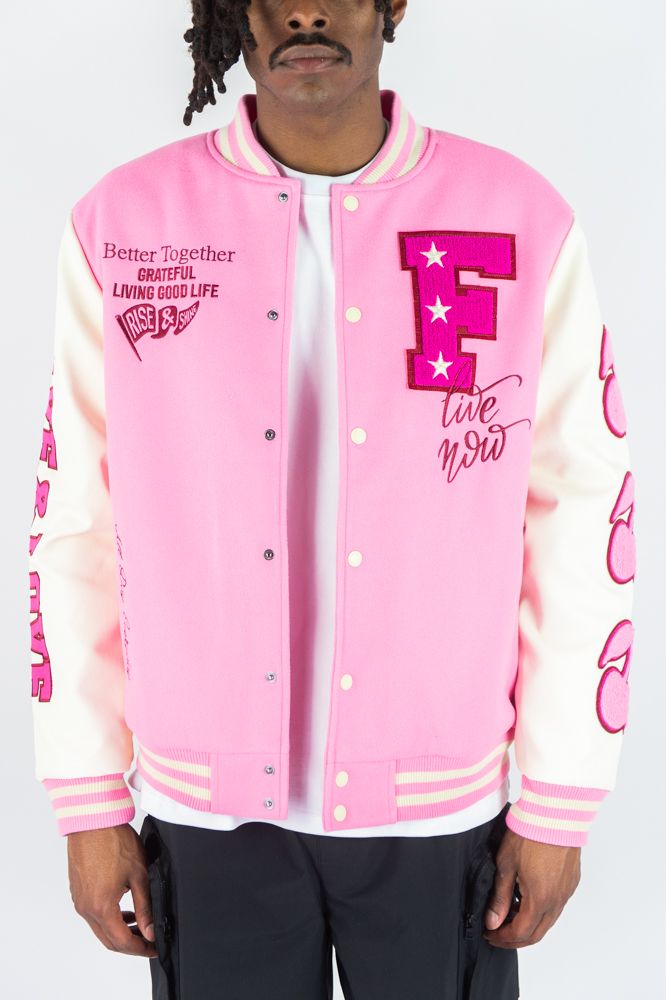 LIVE AND LOVE MELTON VARSITY image 0