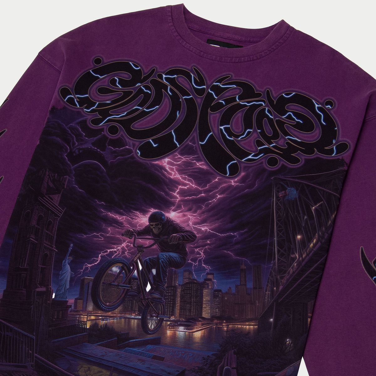 B.M.X LS T-Shirt (Grape) image 1