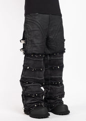 Guapi Obsidian Black Waxed Convertible Denim image 1